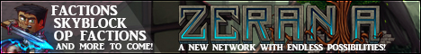 Zerania Network (FREE RANK) Banner